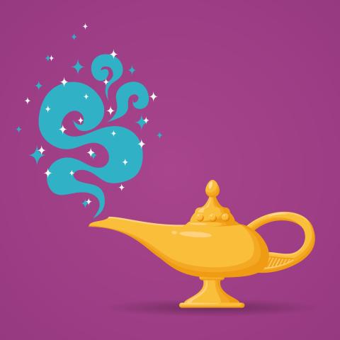 Image de lampe d'Aladin