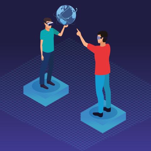 Illustration de casques RV