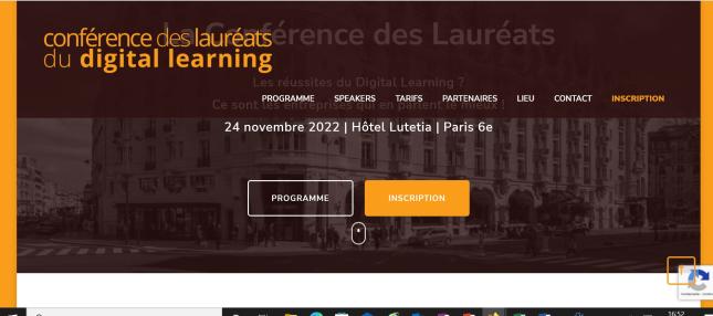 conférence des lauréats du digital learning