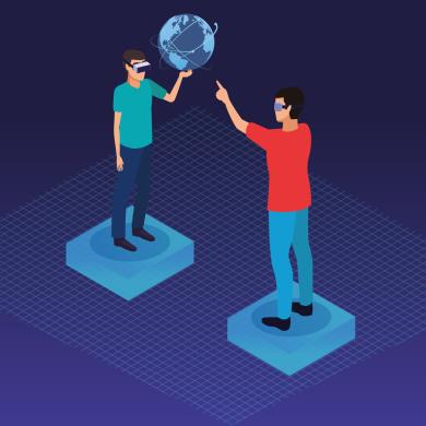 Illustration de casques de RV